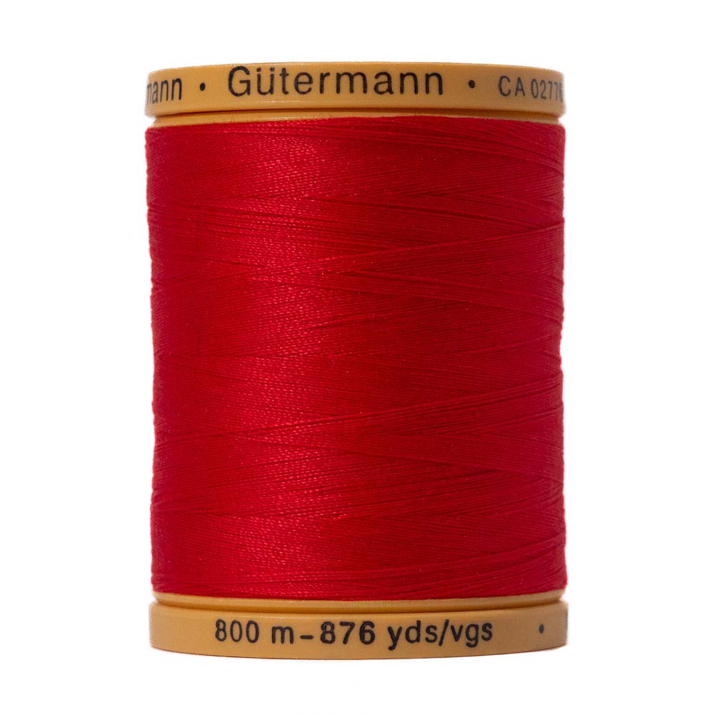 Gutermann Natural Cotton Thread 800m - 2074 Red - Joann Fabrics
