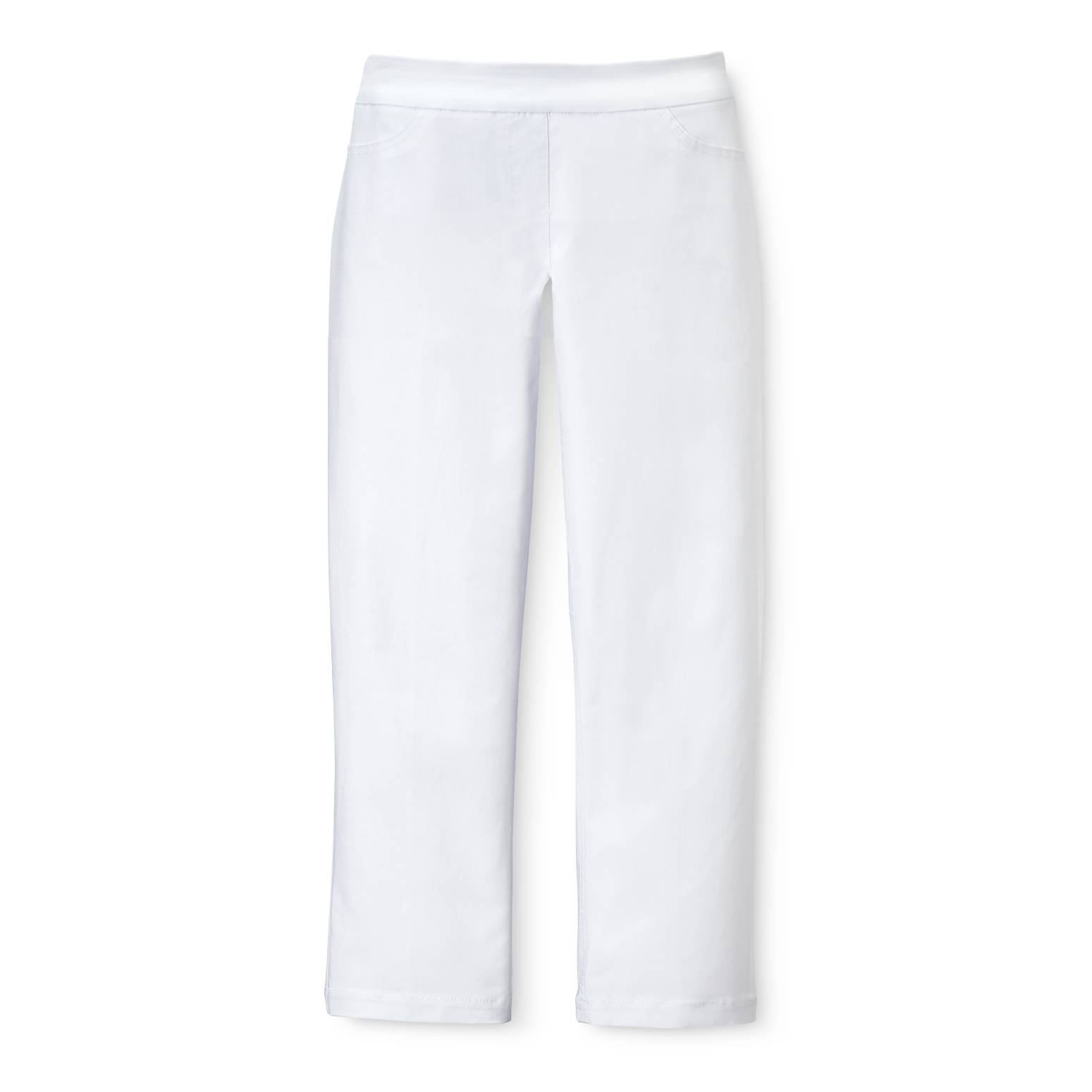 Slim-Sation Capri, Pull-On, Faux Fly, Back Pockets, Notch Detail - Northstyle Catalog