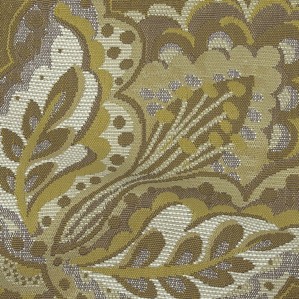 Gold Jacobean Floral Blended Polyester Jacquard - Joann Fabrics