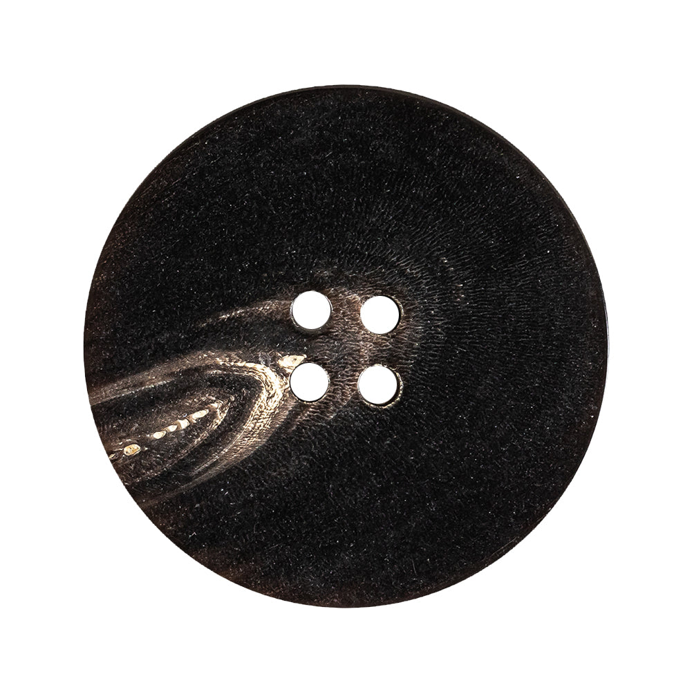 Black and Beige Woodgrain Swirls 4-Hole Plastic Button - 48L/30.5mm - Joann Fabrics