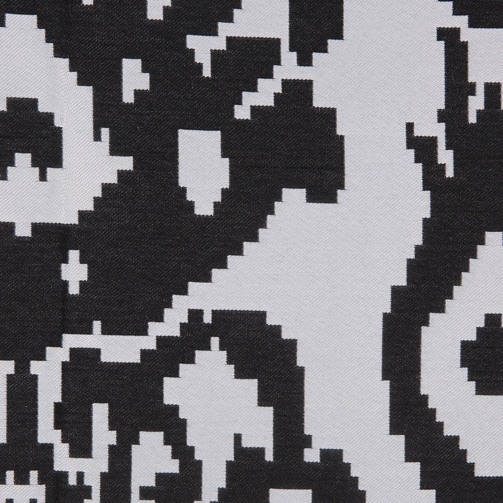 Black Geometric Polyester Brocade - Joann Fabrics