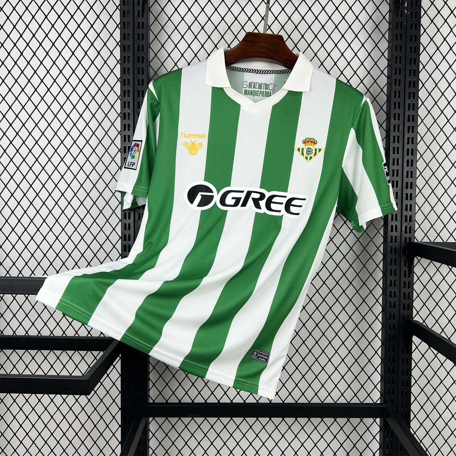 Real Betis 25-26 Retro Style Green Polo Jersey - Fans Version - UnitedFutballJersey