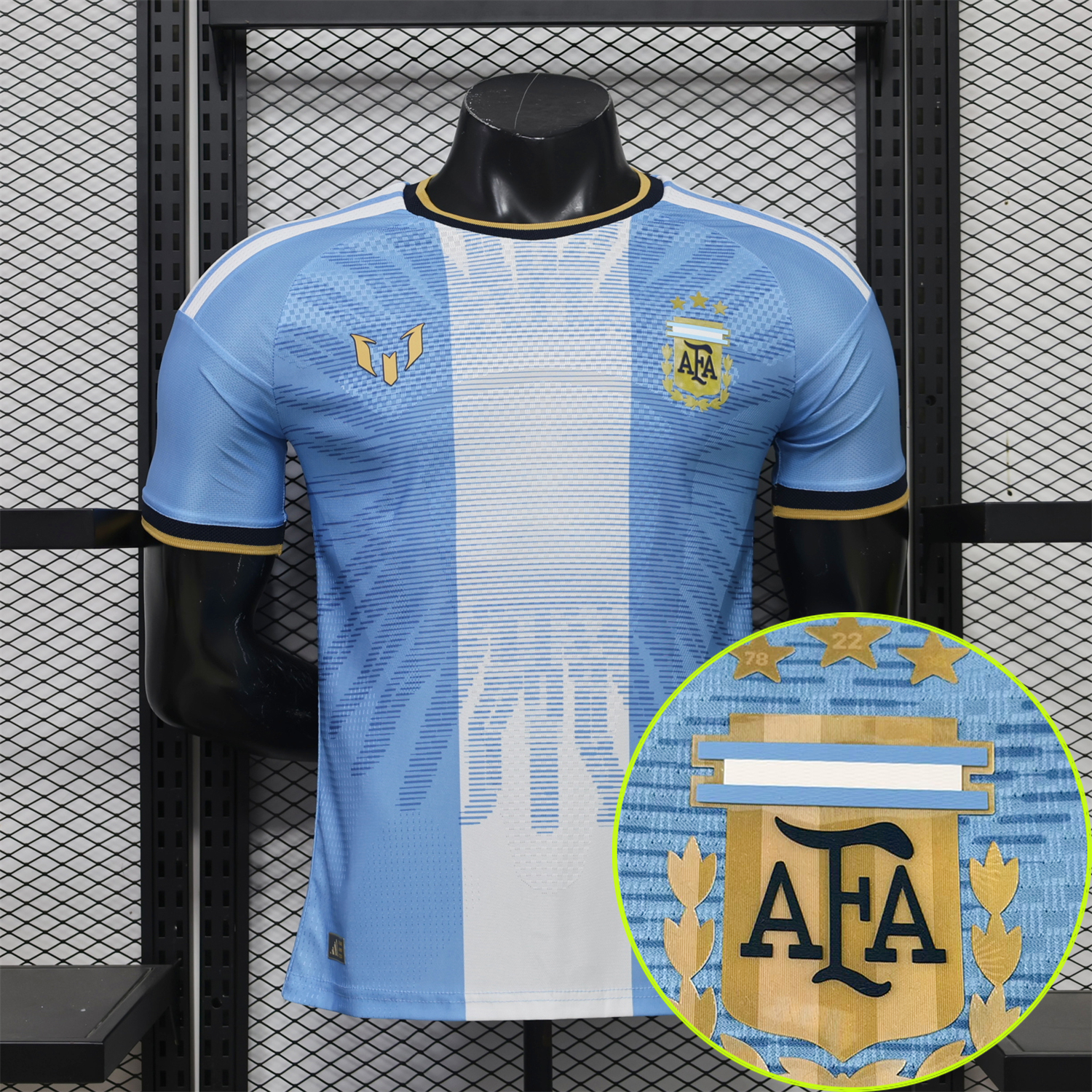 Argentina 2026 Messi Last Match Anniversary Special Jersey - Player Version - UnitedFutballJersey