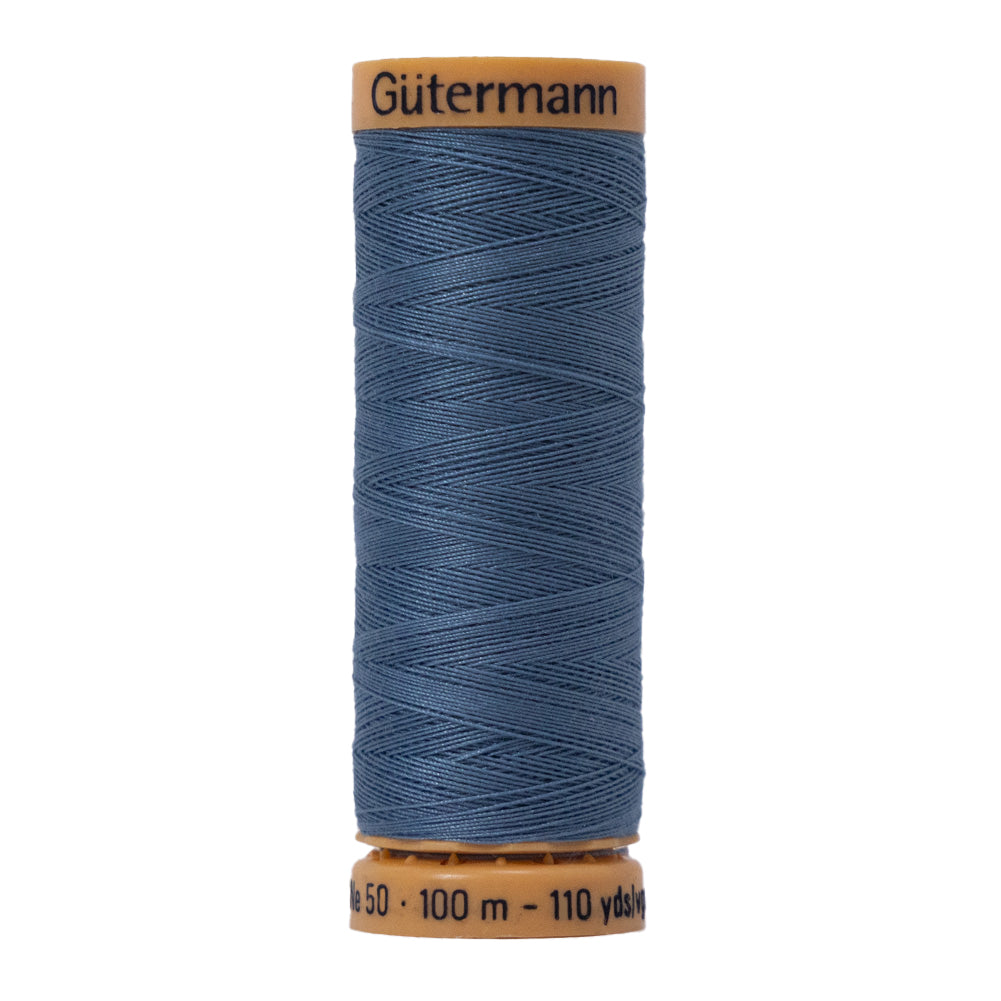 Gutermann Natural Cotton Thread 100m - 7430 Medium Slate Blue - Joann Fabrics