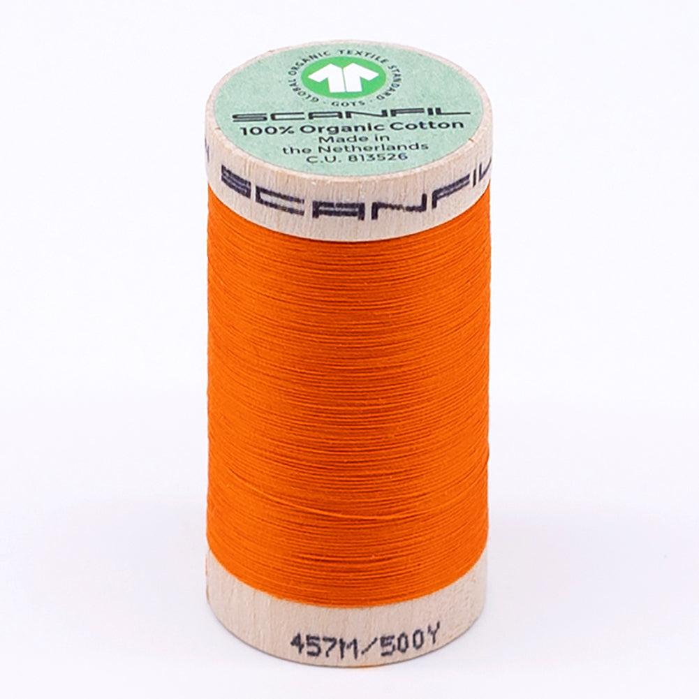 SCANFIL® 50wt Organic Pima Cotton Thread 500 yds - 4857 Tangelo - Joann Fabrics