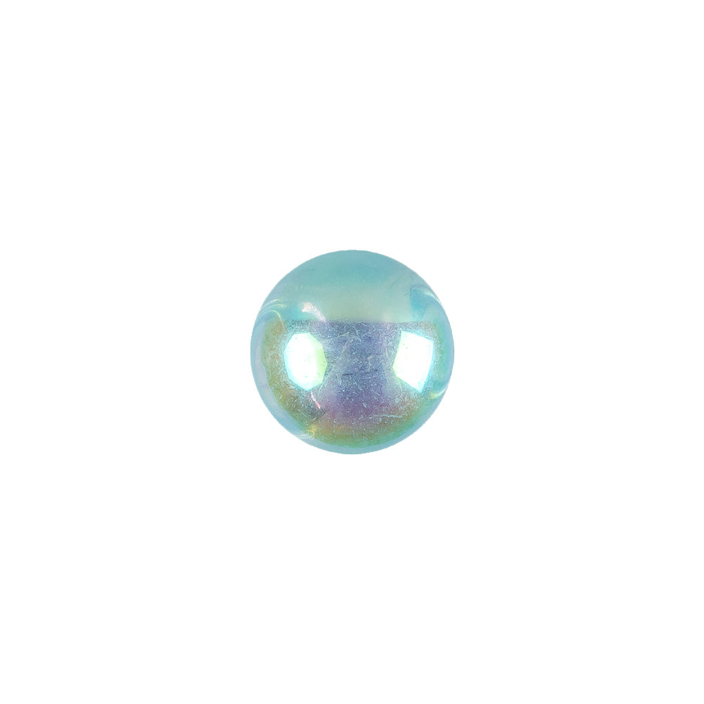 European AB Blue Self Back Glass Button - 18L/11.5mm - Joann Fabrics