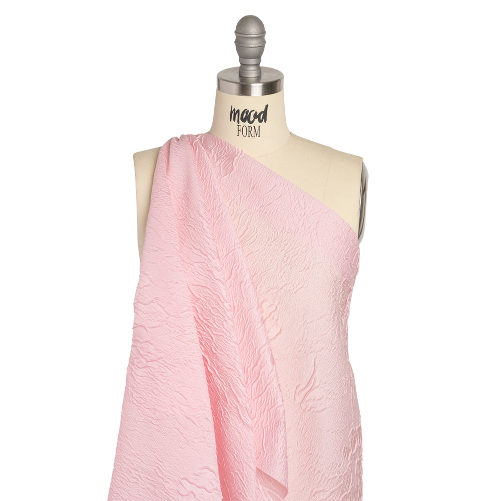 Luminous Baby Pink Crinkled Luxury Brocade - Joann Fabrics