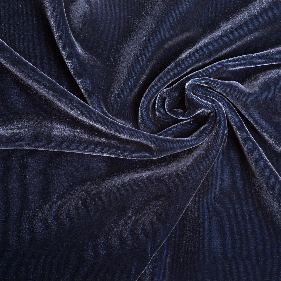 Soft Rayon-Silk Velvet - Caspian Blue - Cicero Collection - Joann Fabrics