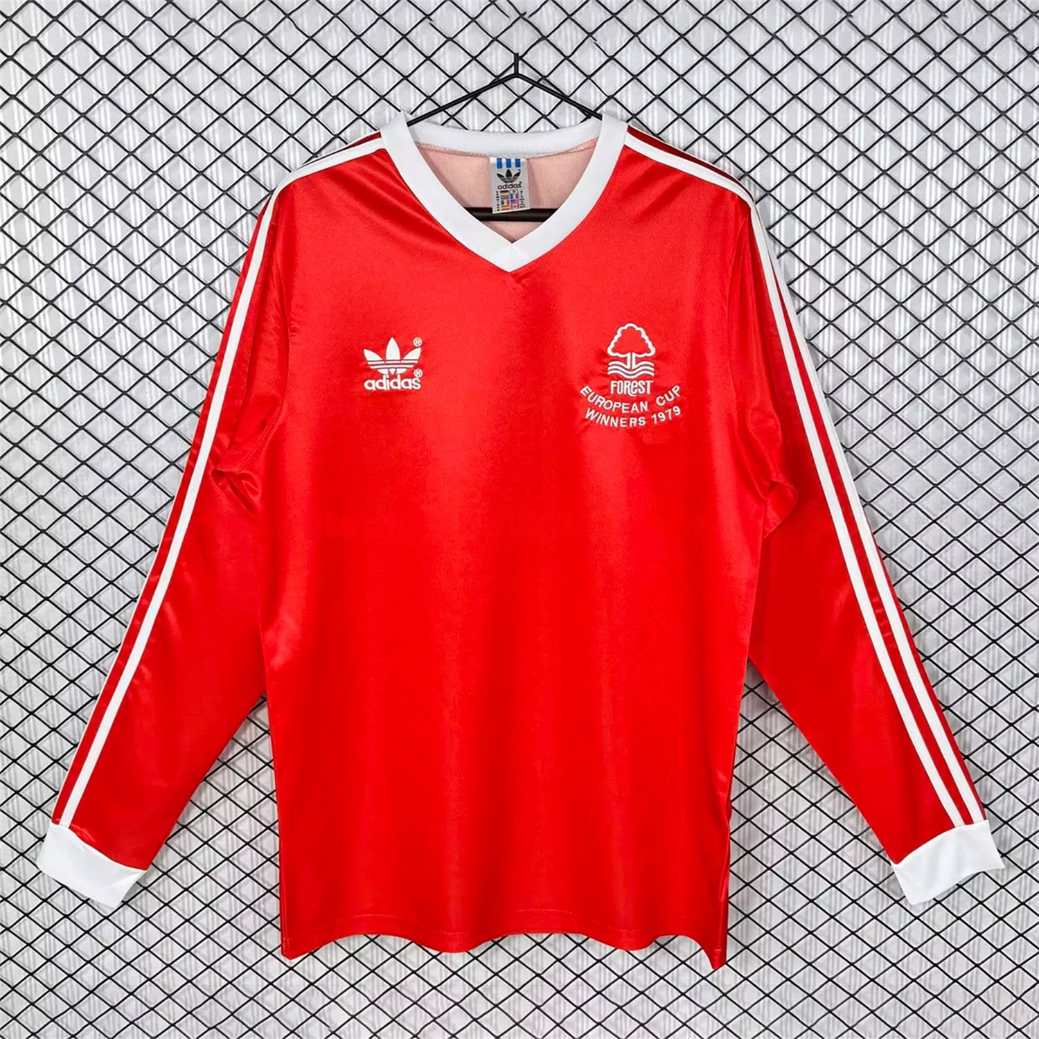 Retro Nottingham Forest 1977-80 Home Long Sleeves Jersey - UnitedFutballJersey