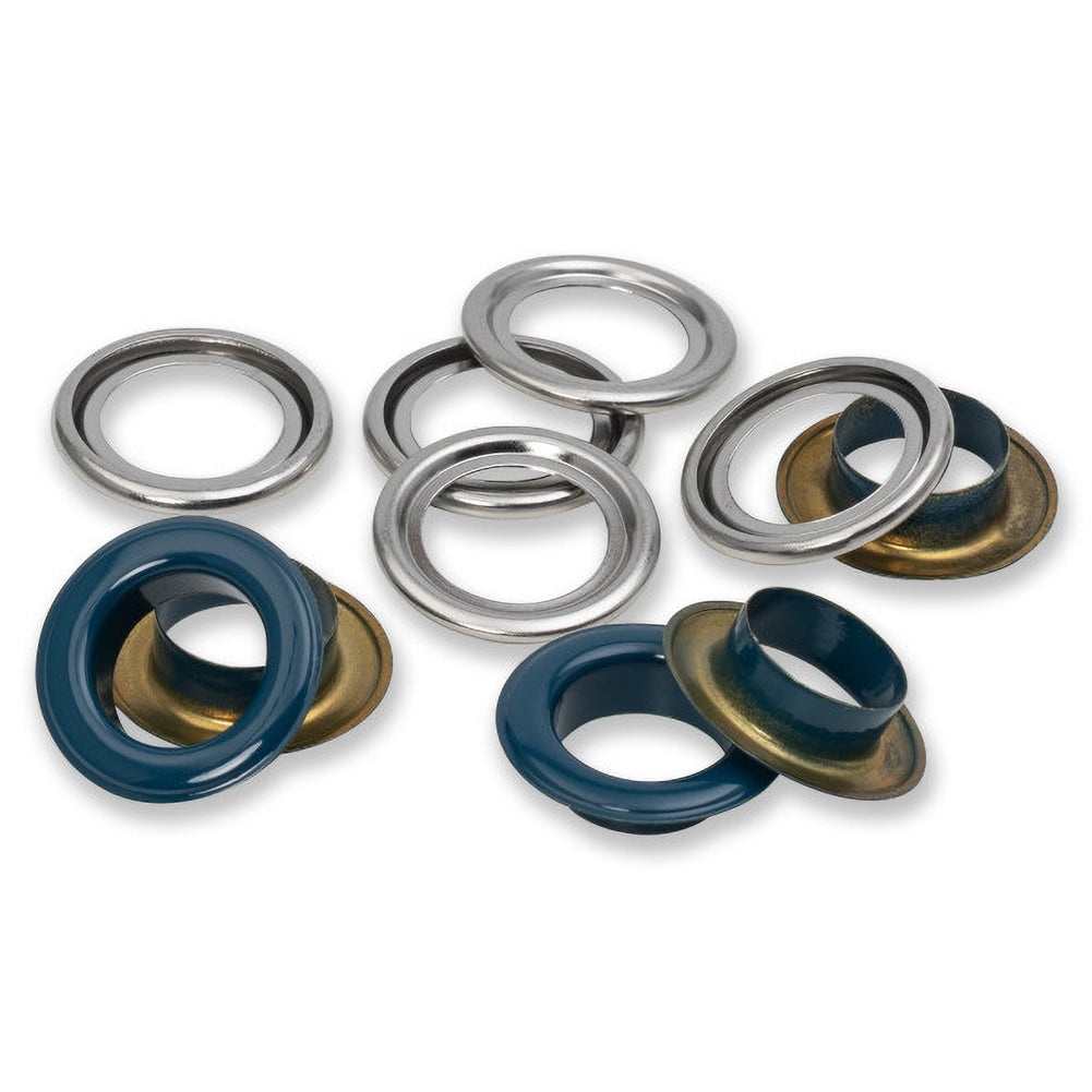 Prym Eyelets with Washers - Navy Blue 14mm - 15pc - Joann Fabrics