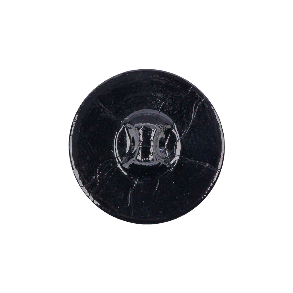 Black Glass Button - 36L/23mm - Joann Fabrics
