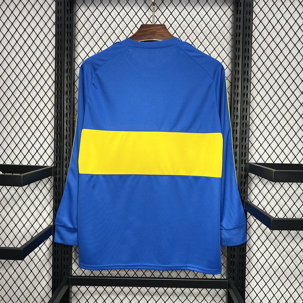 1981 Retro Boca Juniors Home Long Sleeves Football Jersey 1:1 Thai Quality