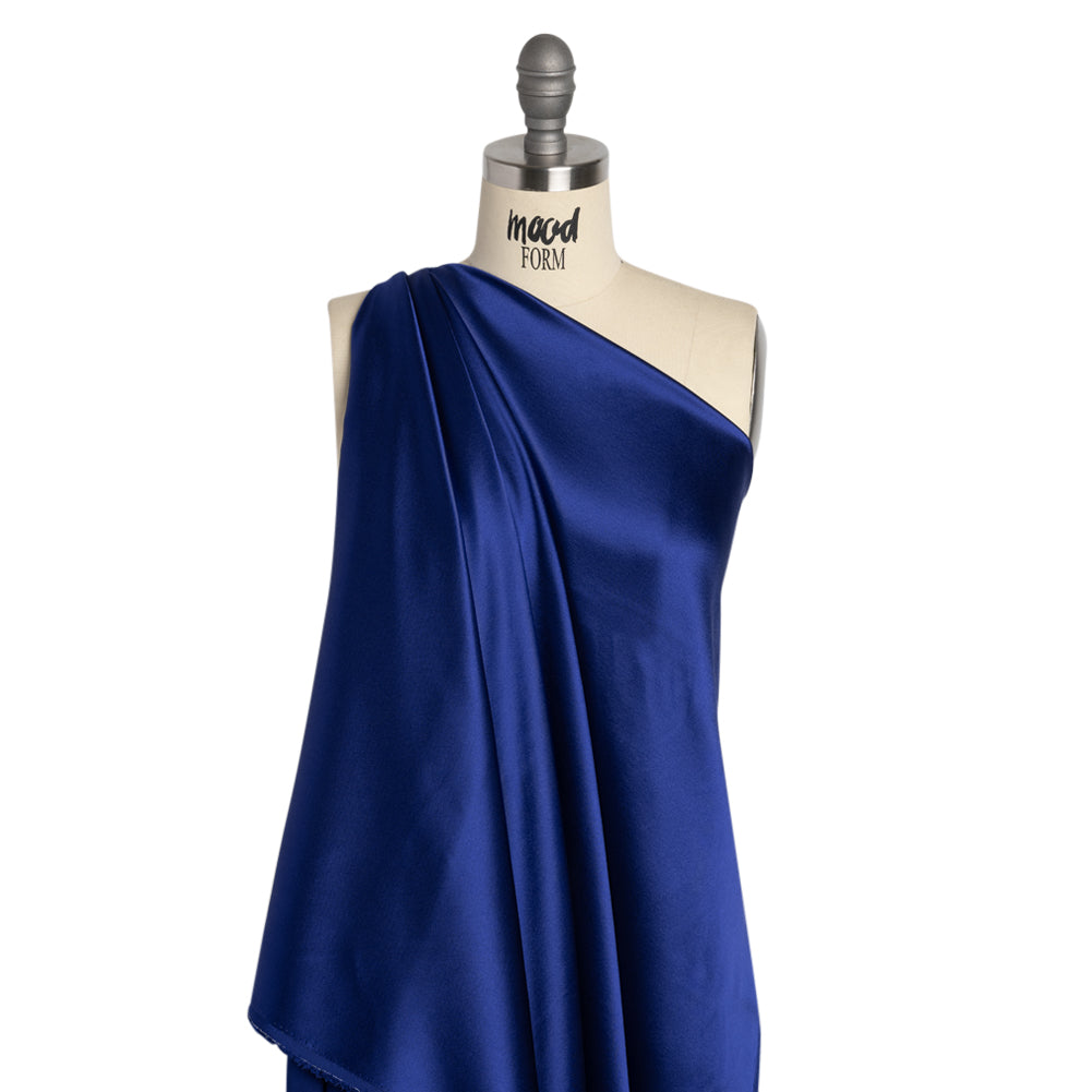 Silk Crepe Back Satin - Mazarine Blue - Premium Collection - Joann Fabrics