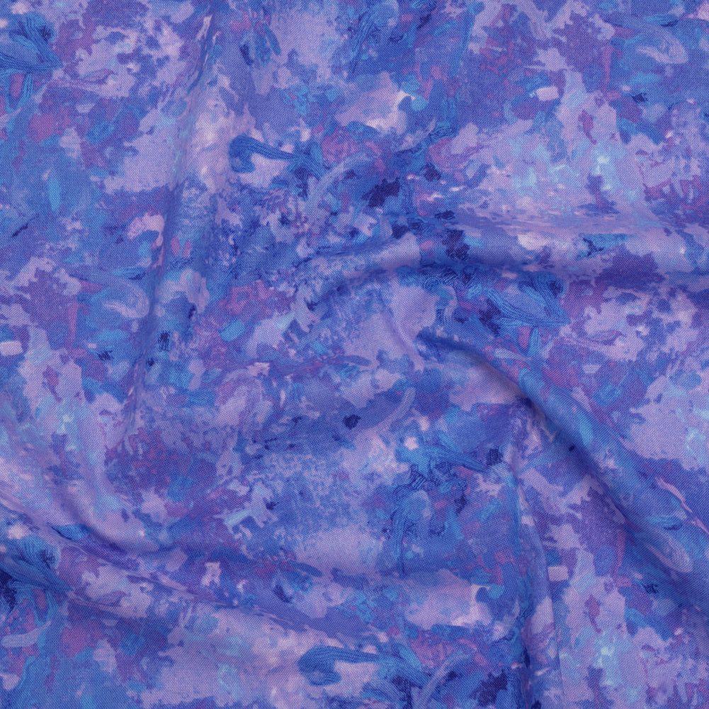 Printed Quilting Cotton by Deborah Edwards for Northcott Studio - Iris Painterly Abstract - Chroma Collection - Joann Fabrics