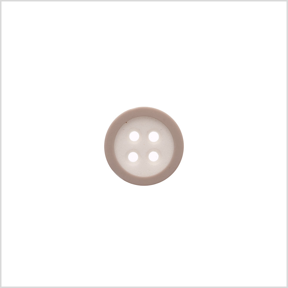 Rimmed White 4-Hole Button - 24L/15mm - Joann Fabrics