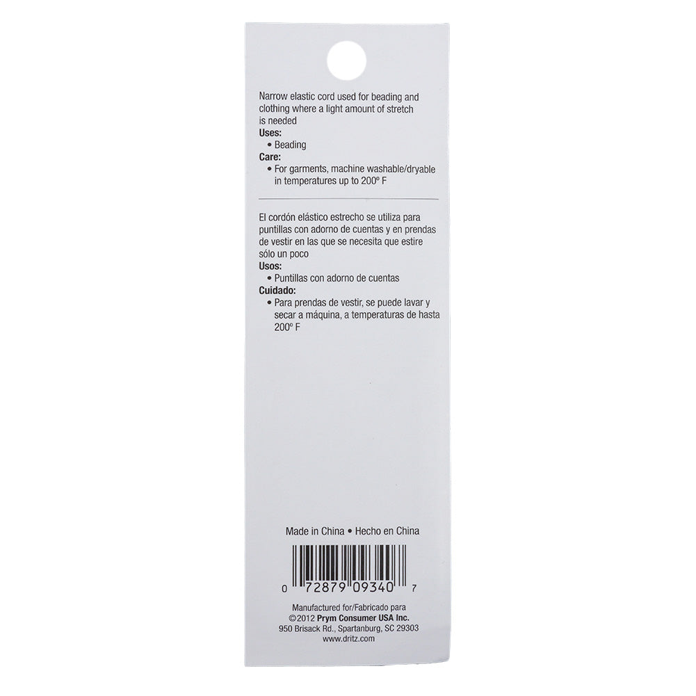 Dritz White Beading Cord Elastic - 5 yd - Joann Fabrics