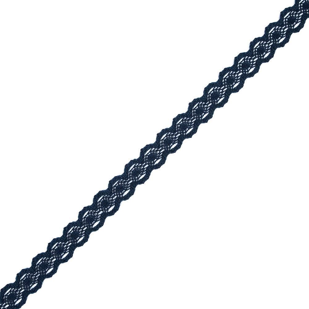 Navy European Crochet Trim - 0.875