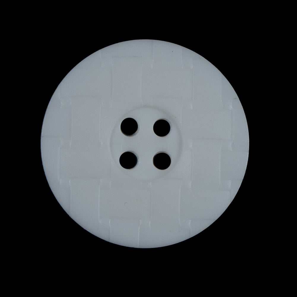 White Textured 4-Hole Button - 45L/28mm - Joann Fabrics