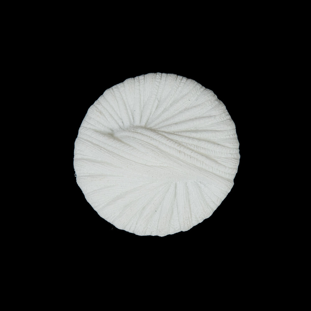 Italian White Twisted Plastic Shank-Back Button - 36L/23mm - Joann Fabrics