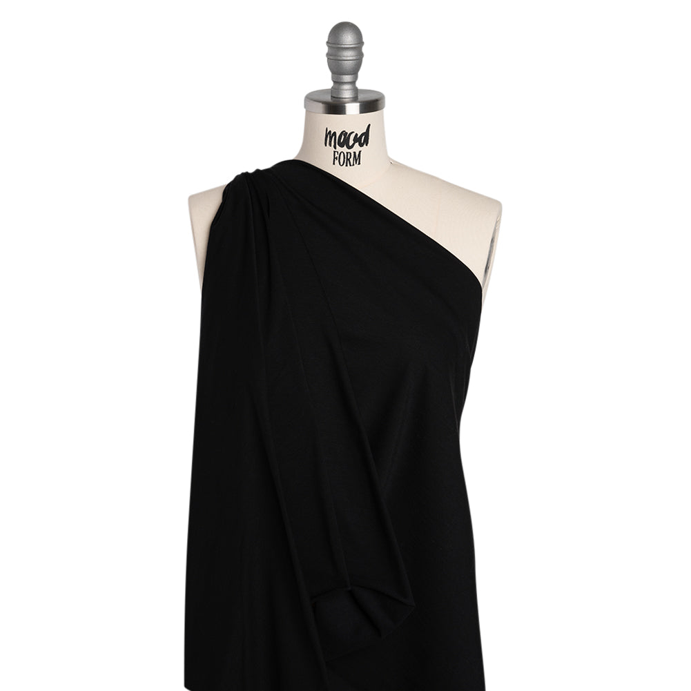 Stretch Rayon Jersey - Black - Deadstock - Joann Fabrics