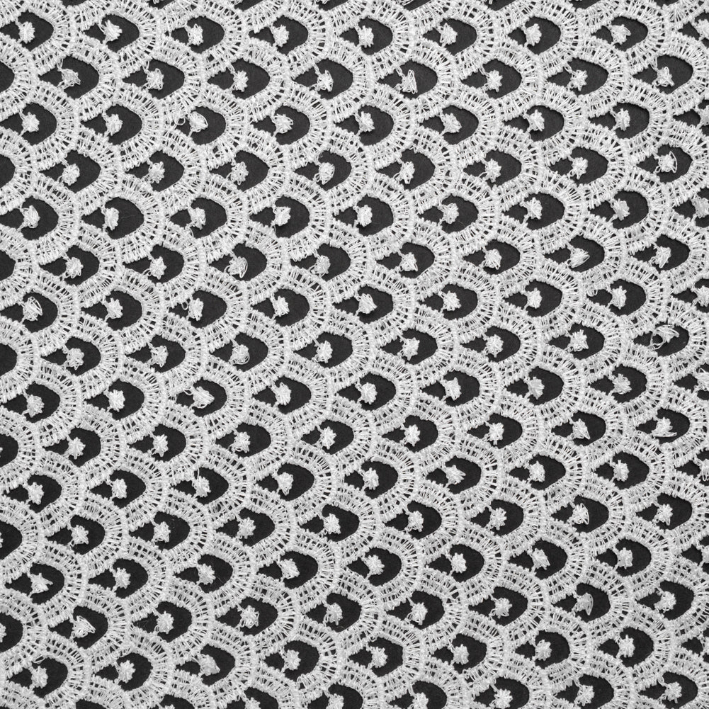 Guipure Lace - White Scale Scallops - Joann Fabrics