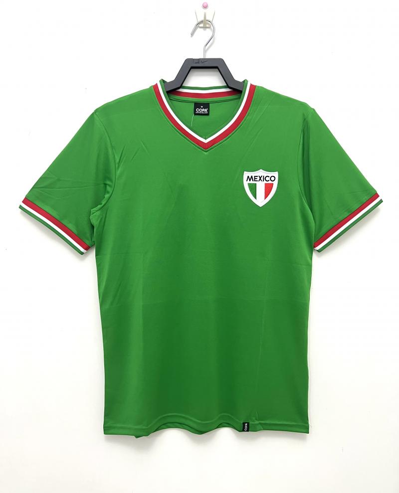 1970 Retro Mexico Home Soccer Jersey 1:1 Thai Quality