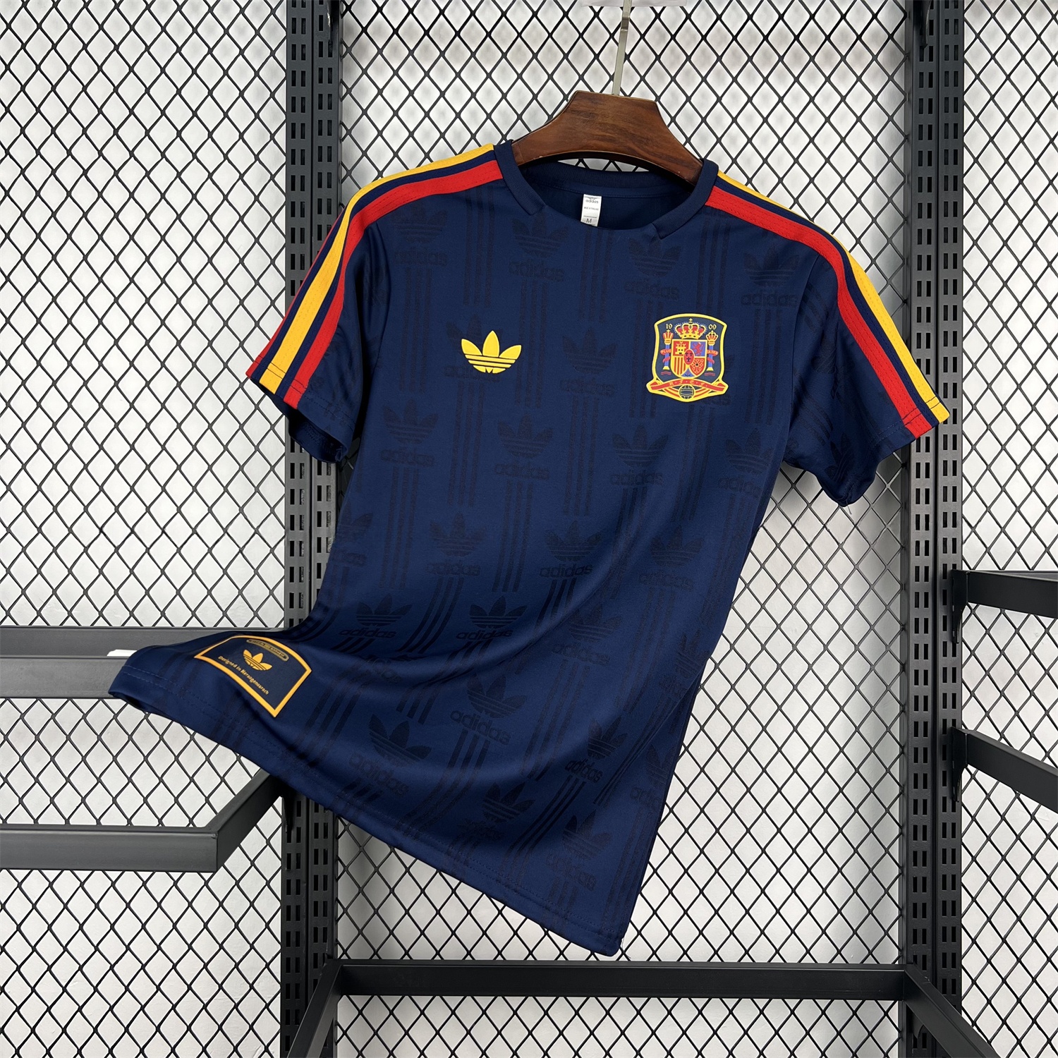 Spain 2026 Dark Blue With Red Accents Special Jersey - Fans Version - UnitedFutballJersey