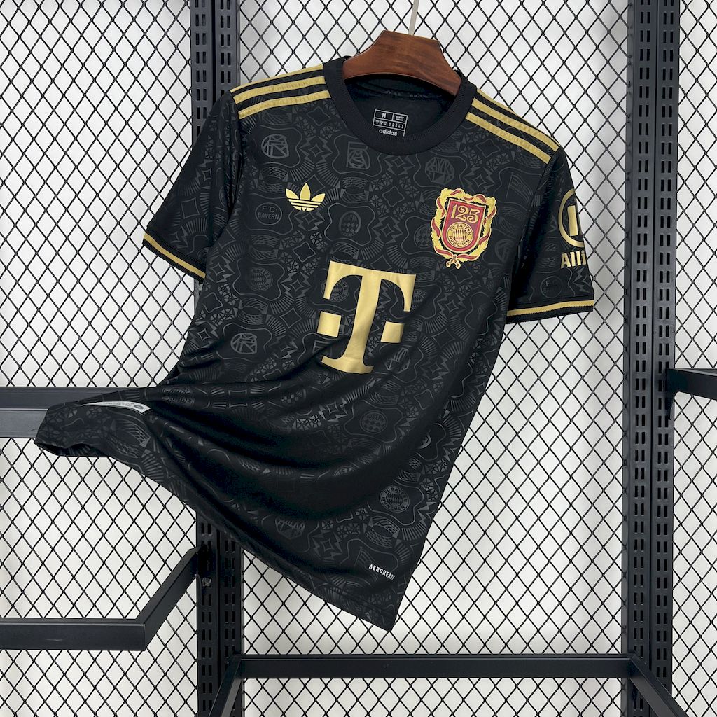 2025/2026 Bayern Munich 125th Anniversary Edition Black Football Jersey 1:1 Thai Quality