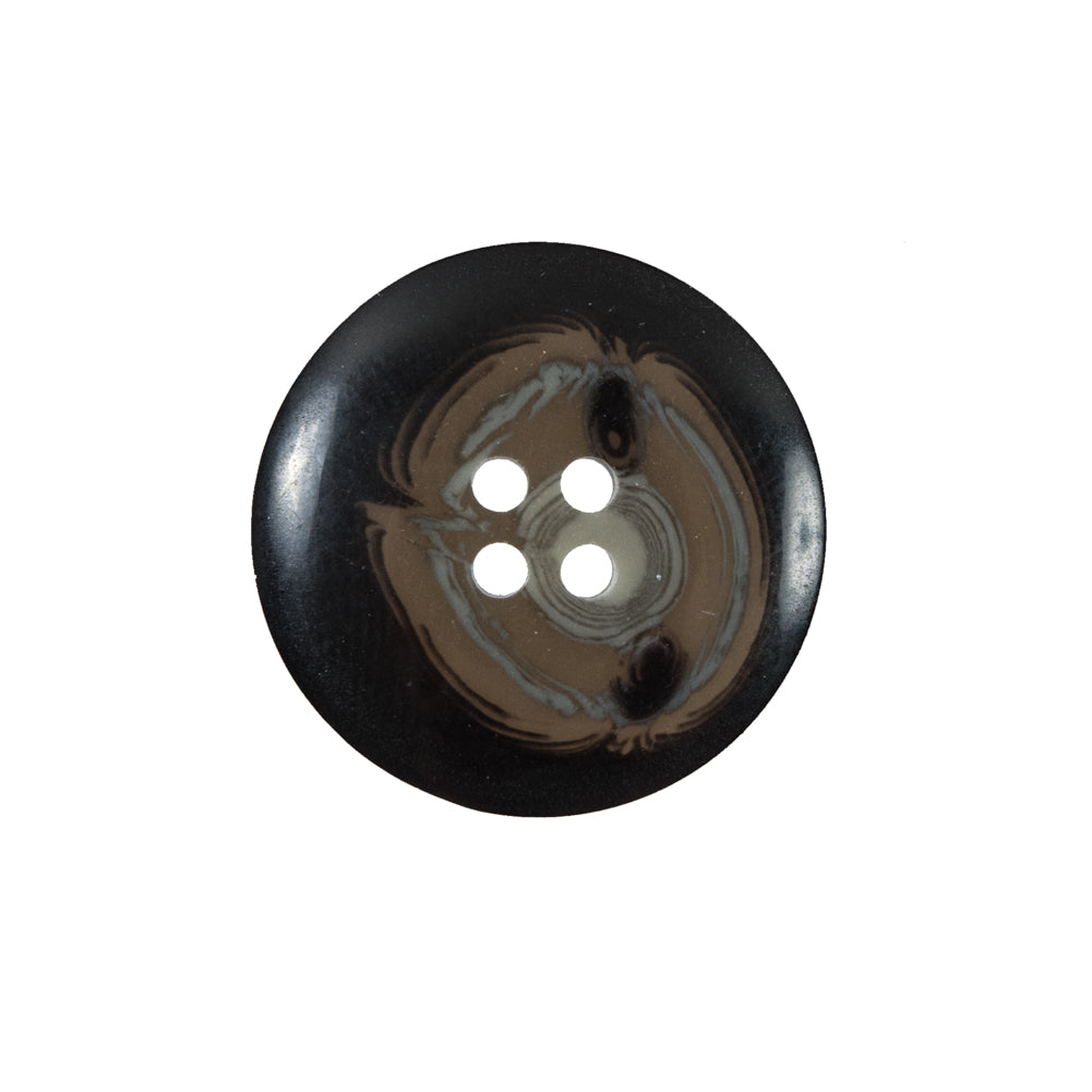 Black and Brown Plastic Button - 36L/23mm - Joann Fabrics