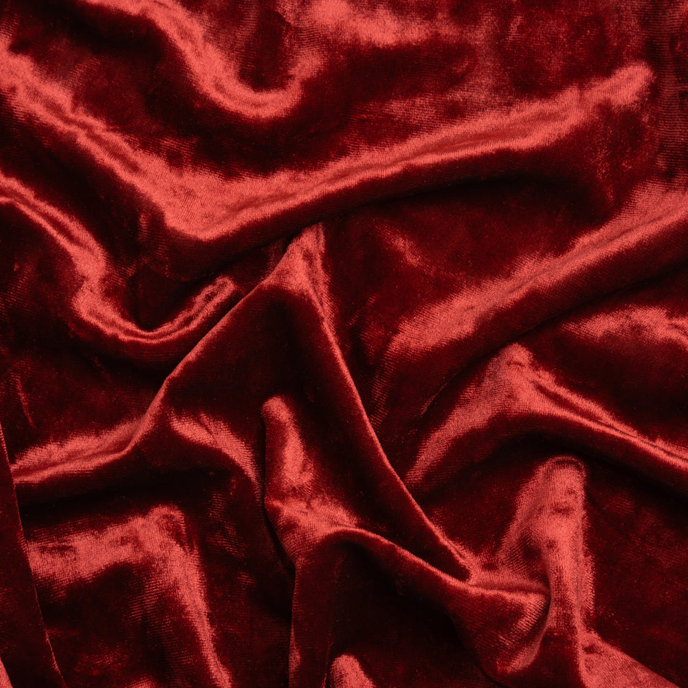 Crushed Velour - Brick Red - Auguste Collection - Joann Fabrics