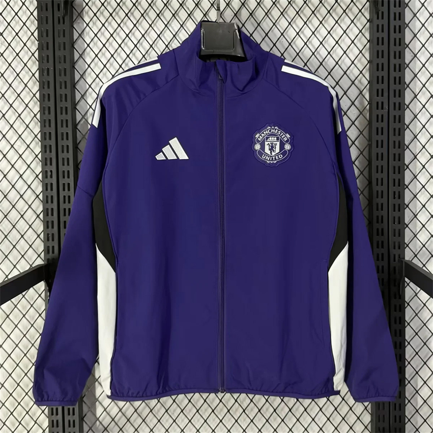 Manchester United 25-26 Training Windbreaker Jacket - Purple - UnitedFutballJersey