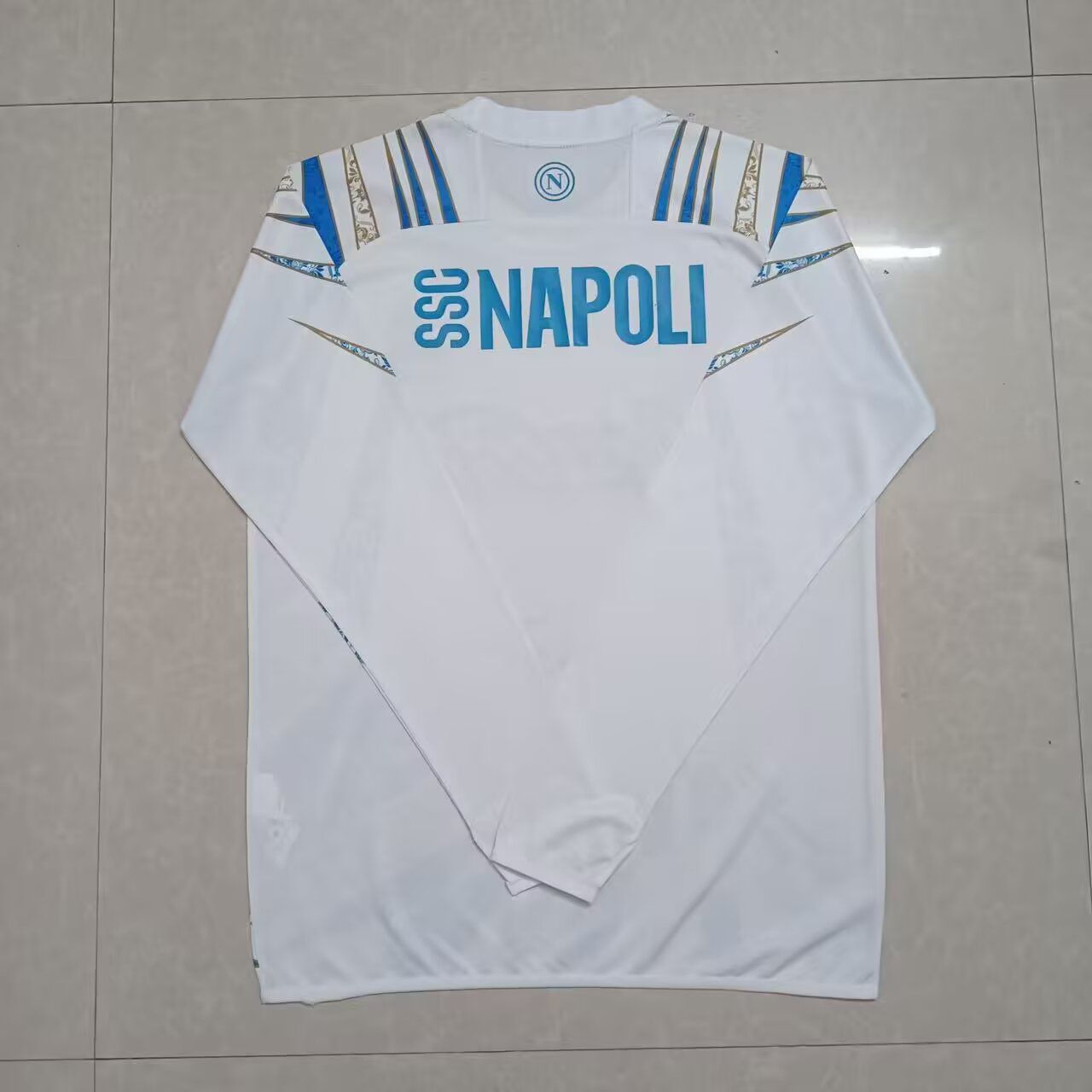 2025/2026 Napoli Long Sleeves Pre Match Training Football Jersey 1:1 Thai Quality