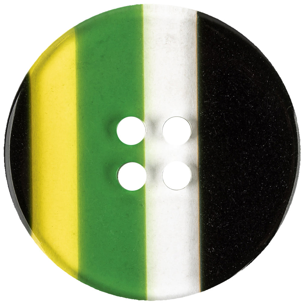 Shamrock Stripes Smooth Top 4-Hole Plastic Button - 70L/44.5mm - Joann Fabrics