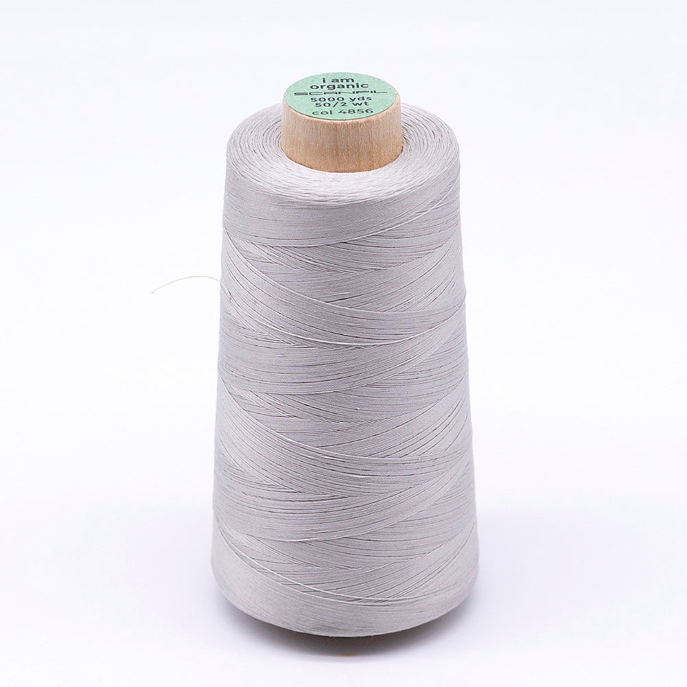 SCANFIL® 50wt Organic Pima Cotton Thread 5000 yd Cones - 4856 Silver Cloud - Joann Fabrics