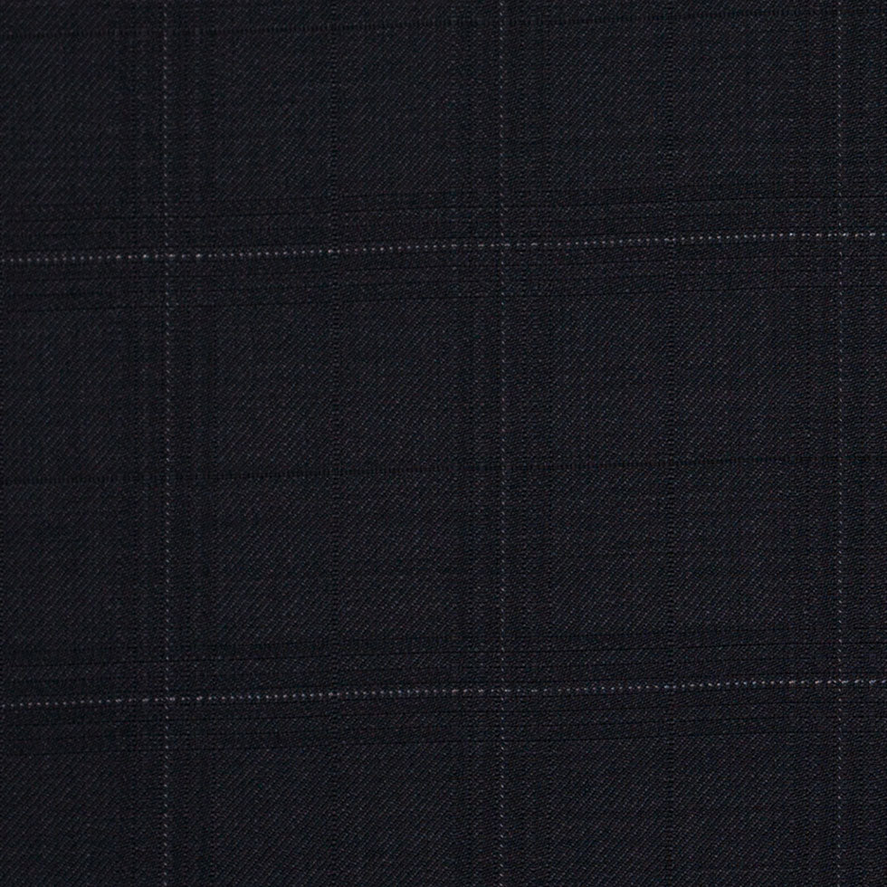 Black Windowpane Wool Suiting - Joann Fabrics