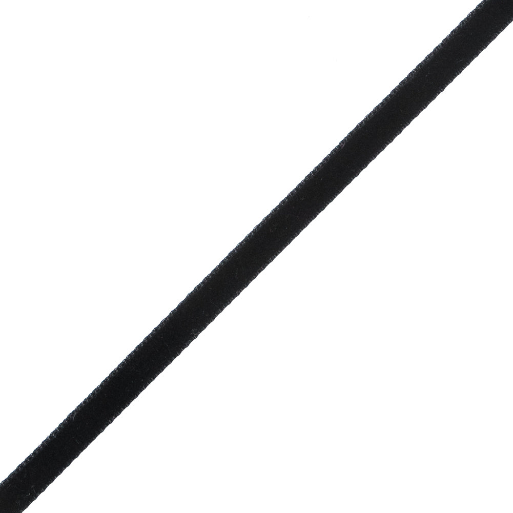Single Faced Velvet Ribbon Made in Italy - 1/4