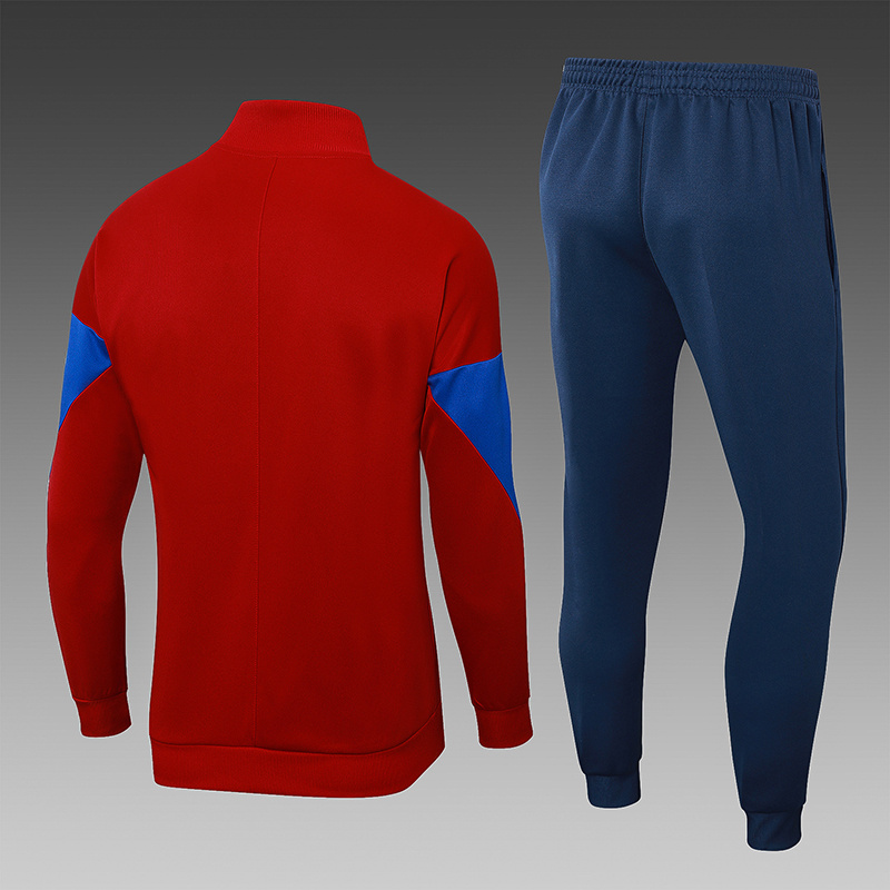 2024/2025 Barcelona Half-Pull Training Suit Red Jersey Set