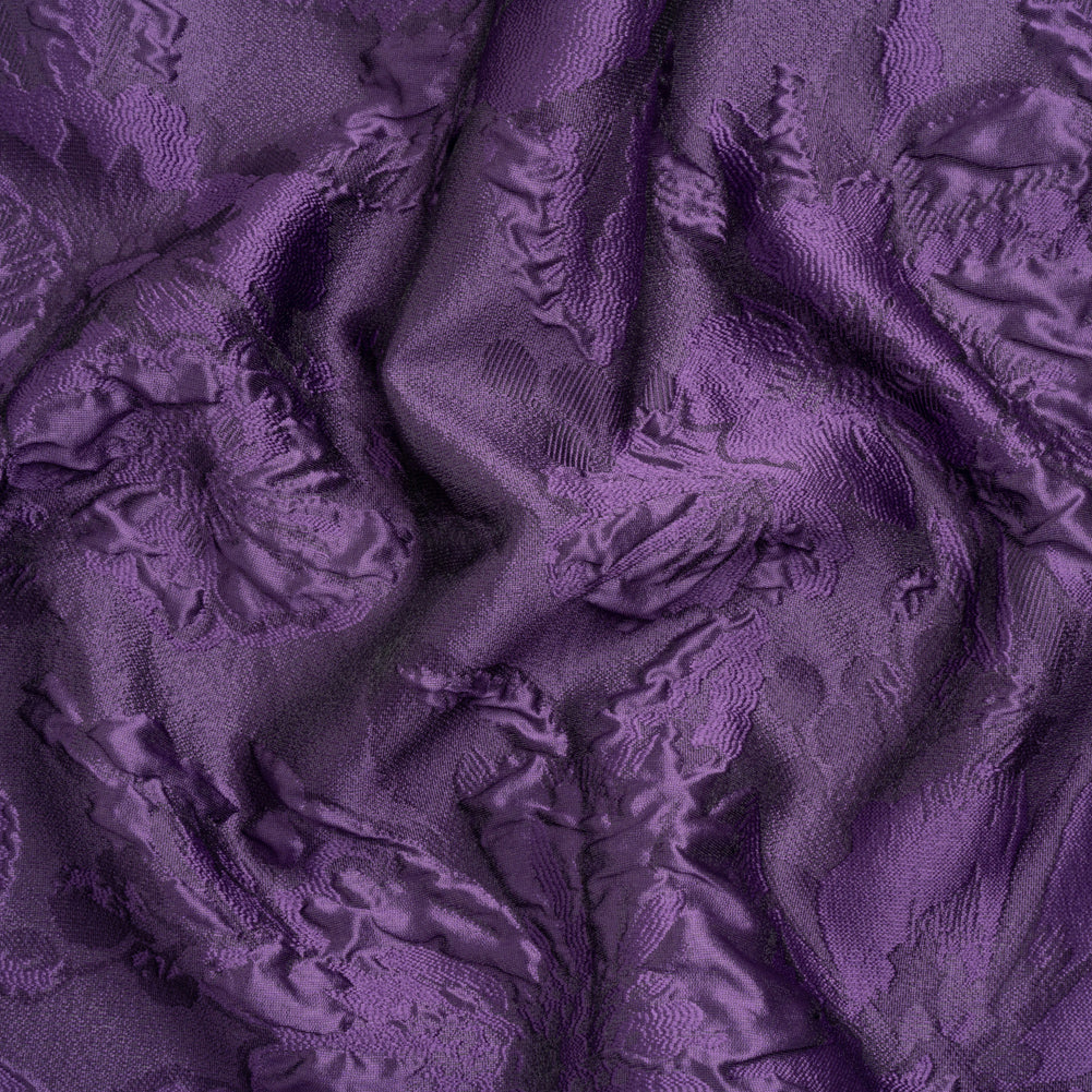Luminous Purple Floral Lightweight Luxury Brocade - Joann Fabrics