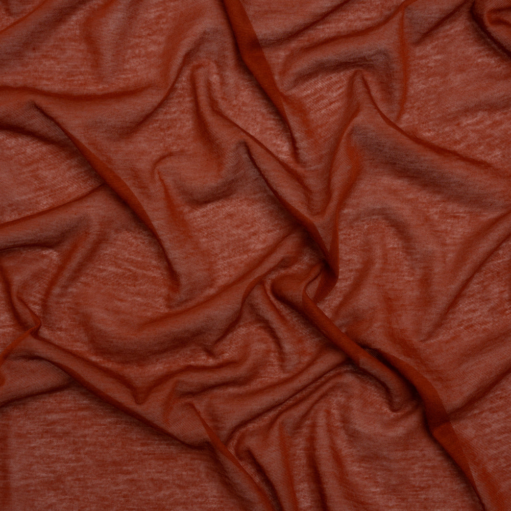 Featherweight Rayon Jersey - Dark Orange - Designer Deadstock - Joann Fabrics