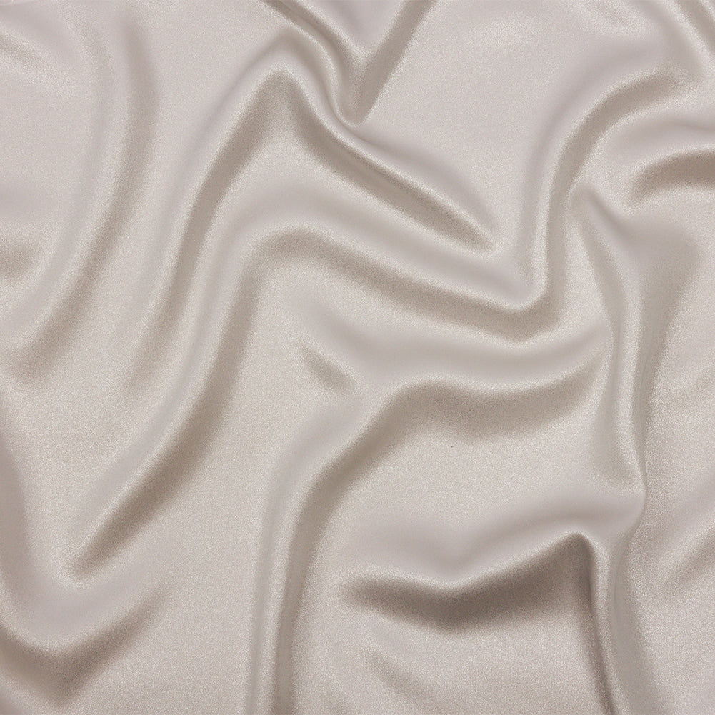 Ultra-Smooth Polyester Georgette with Foiling - Beige and Silver - Valeria Collection - Joann Fabrics