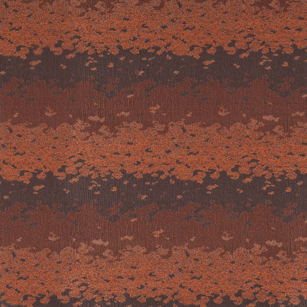 Organic Ripples Orange and Brown Poly Brocade - Joann Fabrics