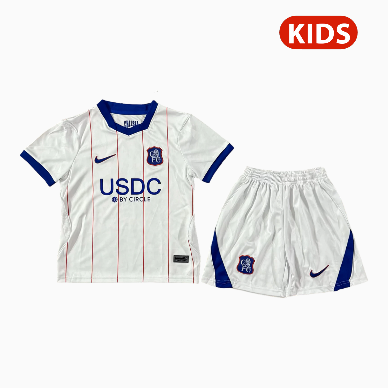 C.H.E.L.S.E.A 26-27 Third With Sponsors Kids Kit - UnitedFutballJersey