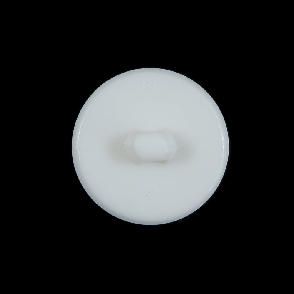 Italian White Shank Back Button with Etched Hearts - 36L/23mm - Joann Fabrics