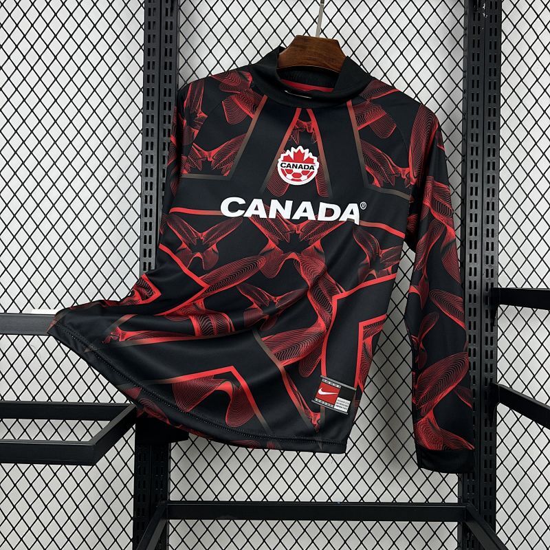 2026 Long Sleeve Canada National team Goalkeeper Football Shirt 1:1 Thai Quality