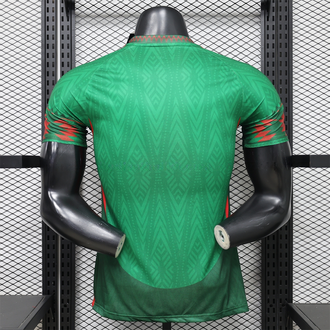 Mexico 2026 Aztec Sun Stone Green Special Jersey - Player Version - UnitedFutballJersey