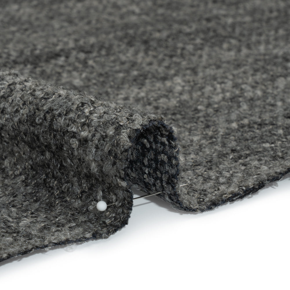 Tweed Upholstery Boucle with Latex Backing - Graphite - Algrove Collection - Joann Fabrics