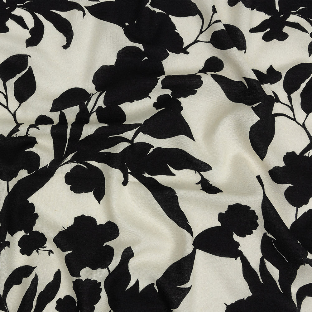 Mood Exclusive Backlit Blossoms Sustainable Viscose and Linen Woven - Joann Fabrics