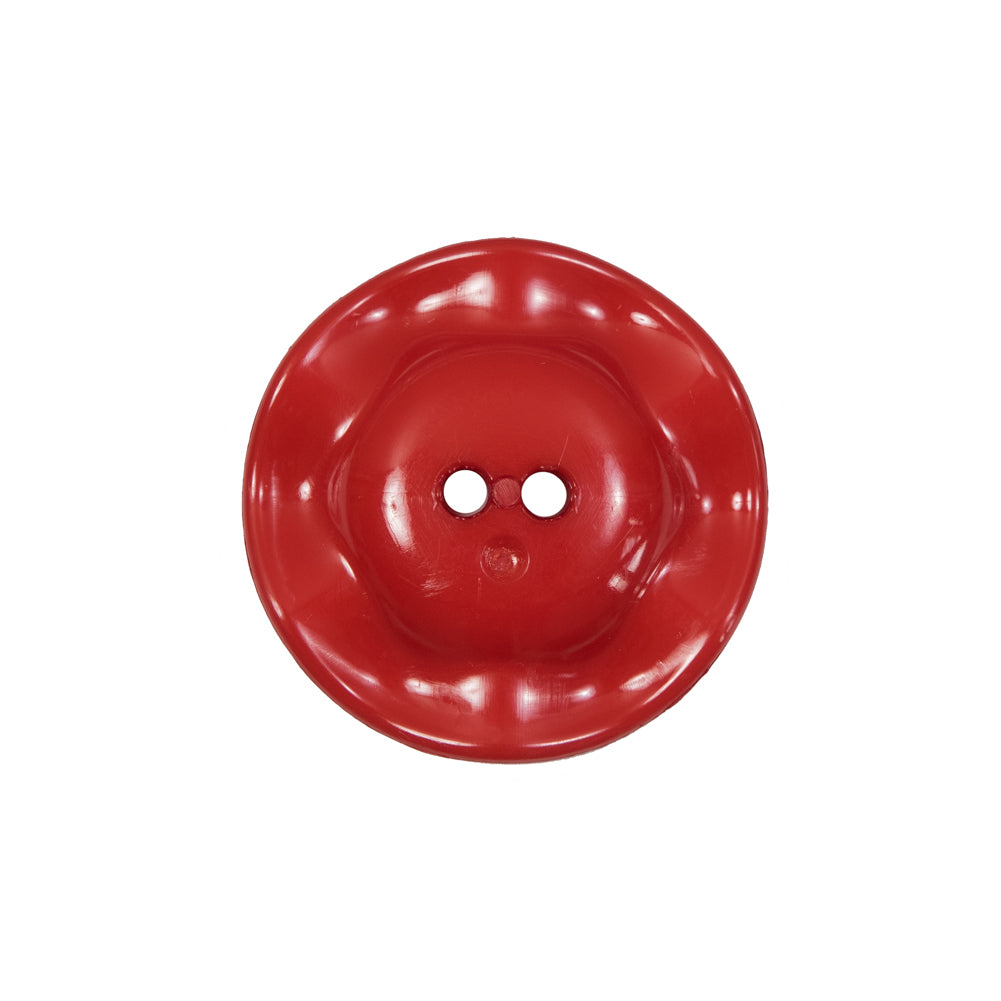 Italian Red Wavy Plastic 2-Hole - 36L/23mm - Joann Fabrics