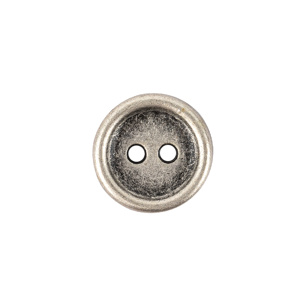 Silver Metal Coat Button - 24L/15mm - Joann Fabrics