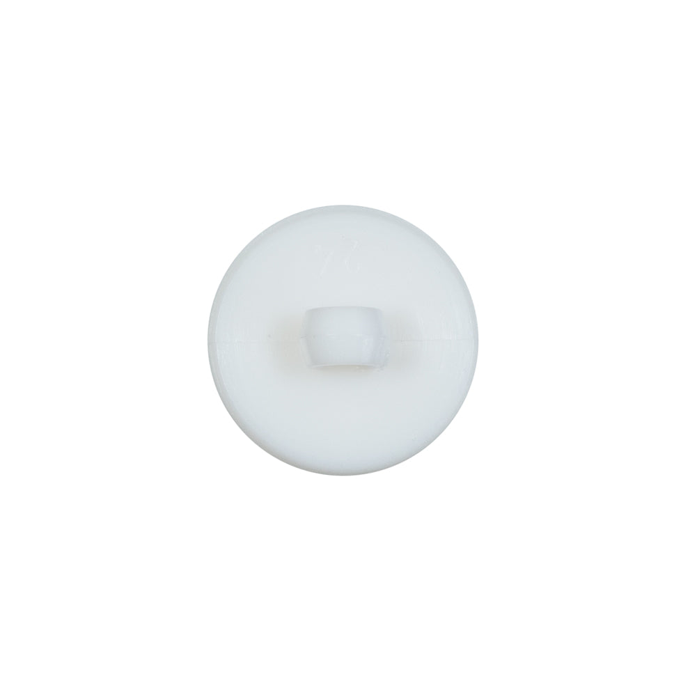 Italian White Plated Bevel-Cut Button - 24L/15mm - Joann Fabrics